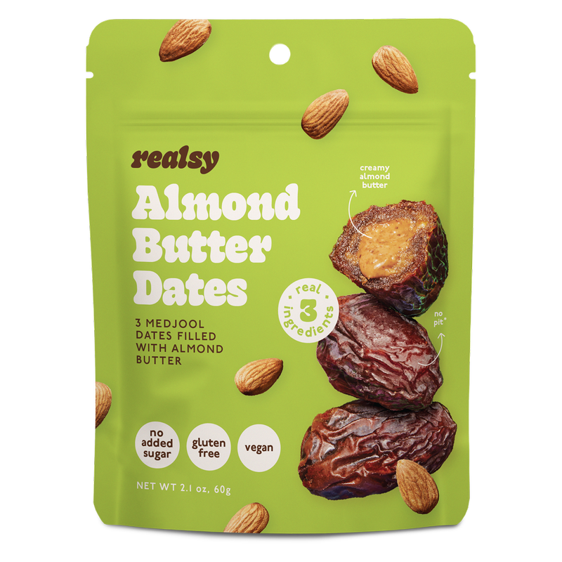realsy Almond Butter Filled Dates, 2.1 oz