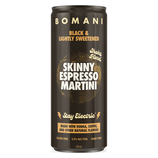 Bomani Skinny Espresso Martini 250ml Can