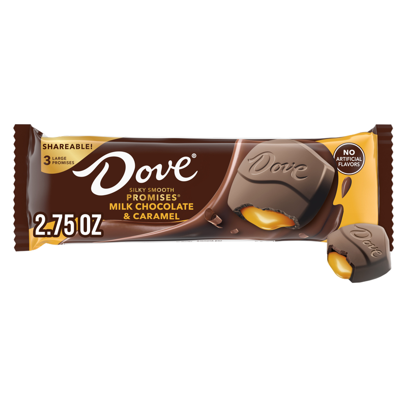 Dove Promises Milk Chocolate Caramel King Size Candy Bar 2.75oz