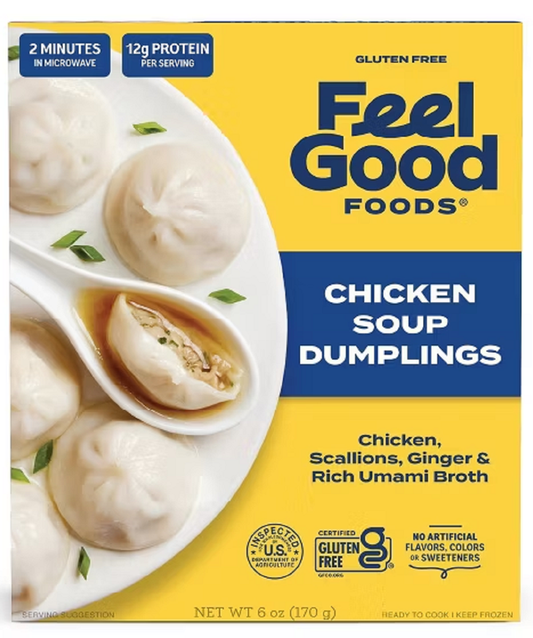 Feel Good Foods Gluten Free Chicken Soup Dumplings, 6oz.