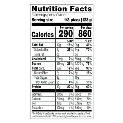 Amy's Kitchen Cheese Pizza 13oz