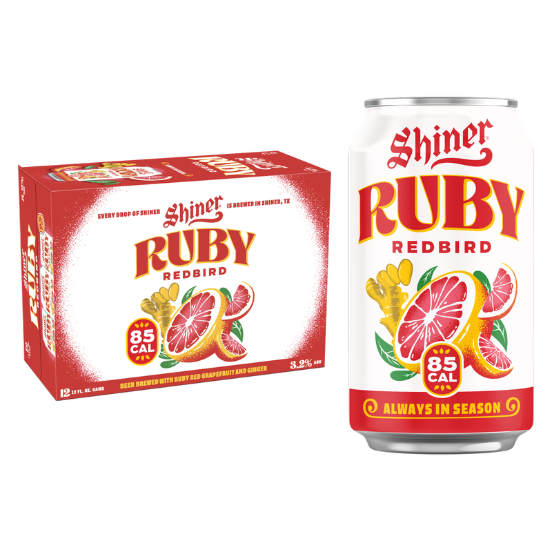 Shiner Ruby Redbird 12pk 12oz Can 3.2%