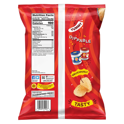 Lay's Wavy Original Potato Chips 13oz