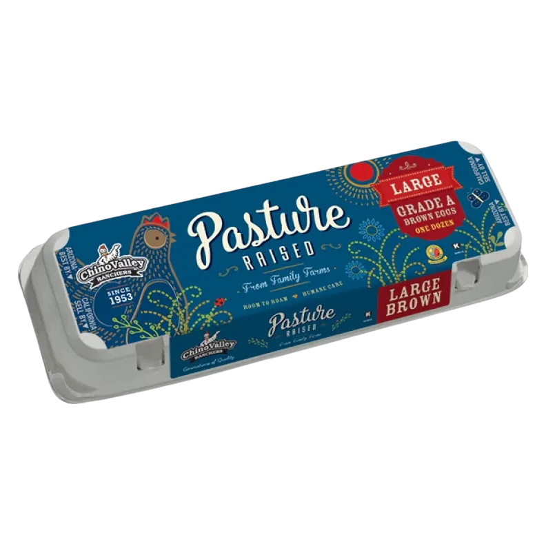 Chino Valley Ranchers Organic Pastured Grade AA Large Brown Eggs - 12ct