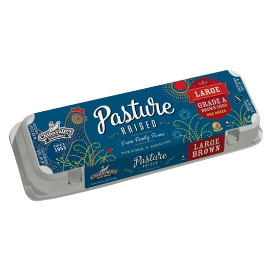 Chino Valley Ranchers Organic Pastured Grade AA Large Brown Eggs - 12ct