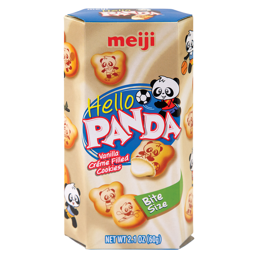 Meiji Hello Panda Vanilla Creme Filled Cookies 2.1oz