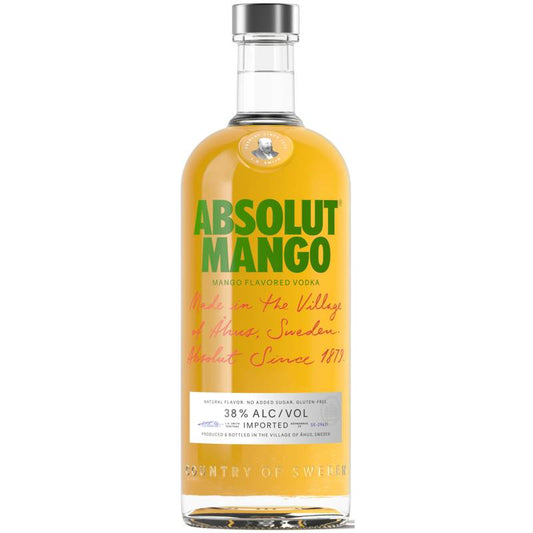 Absolut Mango Vodka 1L (80 Proof)