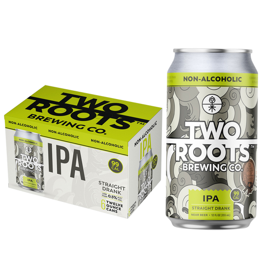 Two Roots Brewing Straight Drank IPA Non-Alcoholic 6pk 12oz Can