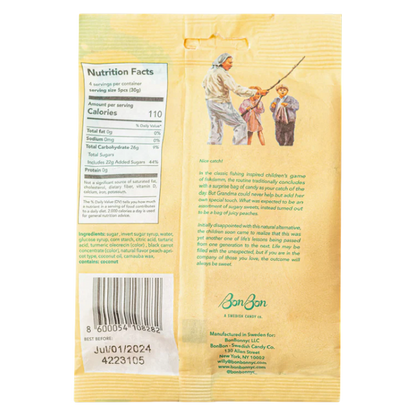 BonBon Sour Peach Fish, 5.2oz