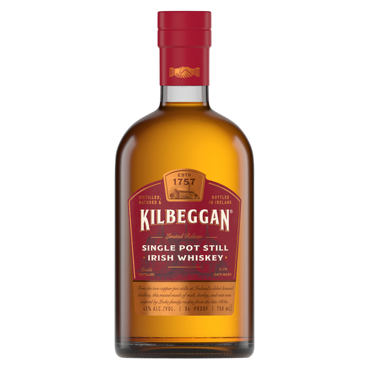 Kilbeggan Irish Whisky Single Pot Still 750ml