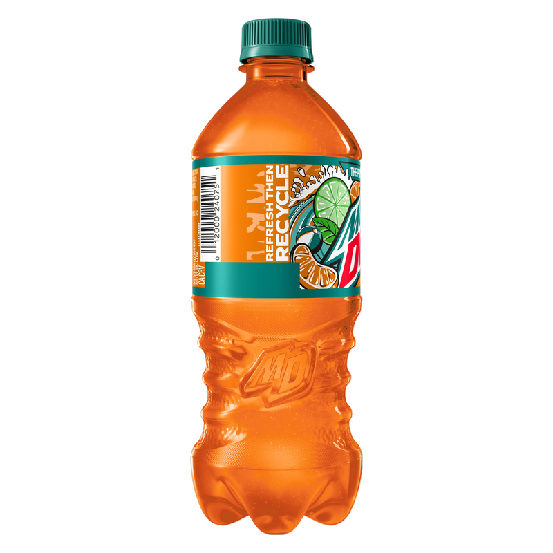 Mountain Dew Baja Cabo Citrus Dew Tropical Citrus Punch 20oz Btl