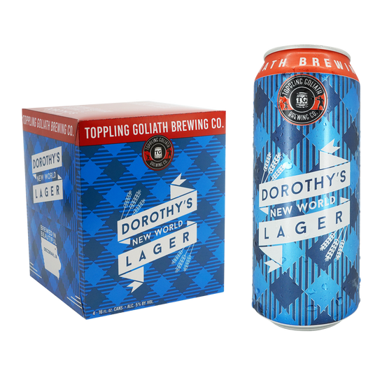 Toppling Goliath Dorothy's New World Lager 4pk 16oz Can 5.5% ABV