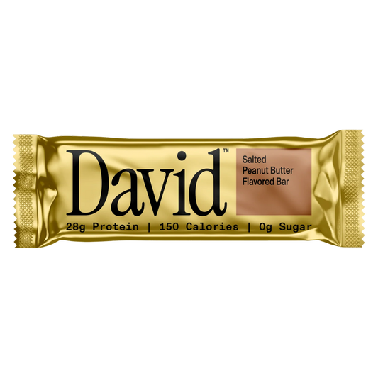 David Salted Peanut Butter Protein Bar, 2.19 oz