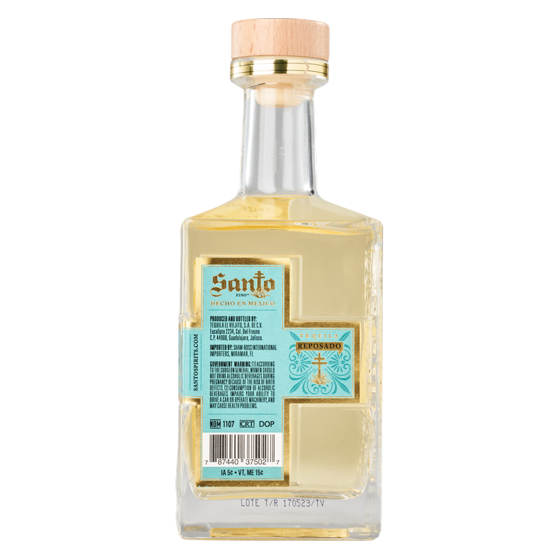 Santo Reposado Tequila 750ml (80 proof)