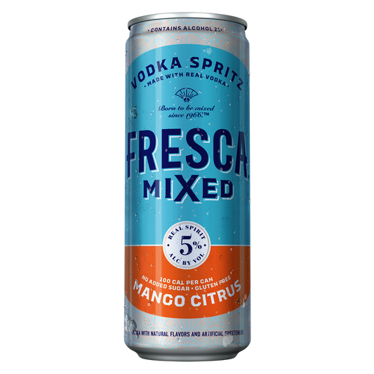 Fresca Mixed Vodka Spritz Mango Citrus Single 12oz Can 5% ABV