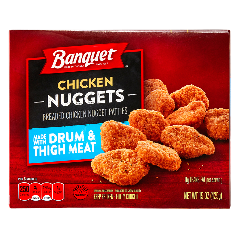 Banquet Frozen Breaded Chicken Nuggets 15oz