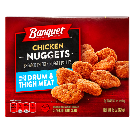 Banquet Frozen Breaded Chicken Nuggets 15oz