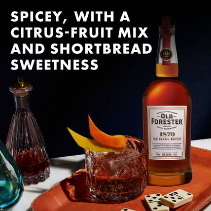 Old Forester Whiskey Row Series: 1870 Original Batch Kentucky Straight Bourbon Whisky, 750 mL Bottle, 90 Proof