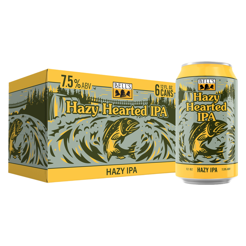 Bell's Hazy Hearted IPA 6pk 12oz 7.5% ABV