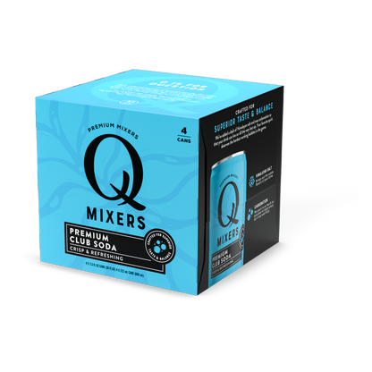 Q Mixers Club Soda 4pk 7.5oz Can