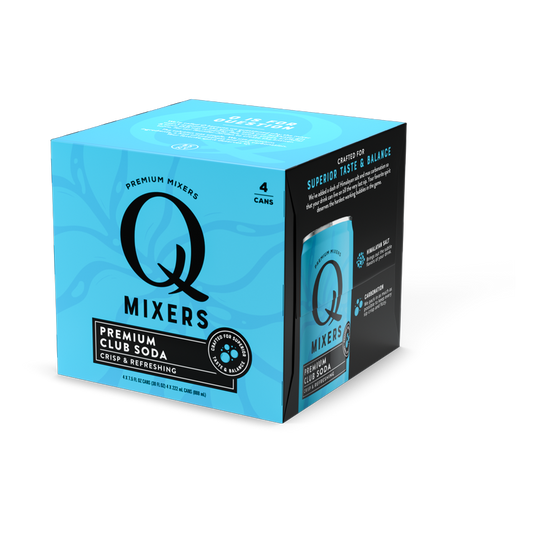 Q Mixers Club Soda 4pk 7.5oz Can