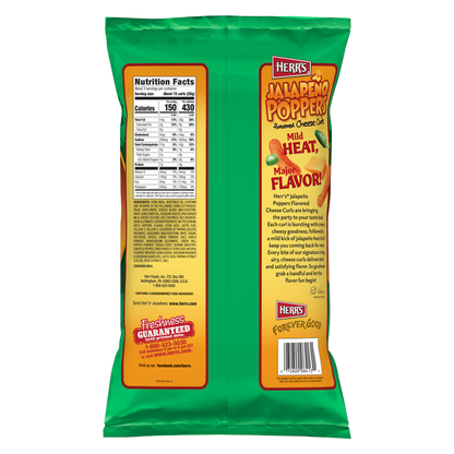 Herr's Jalapeno Popper Cheese Curls 2.75 oz
