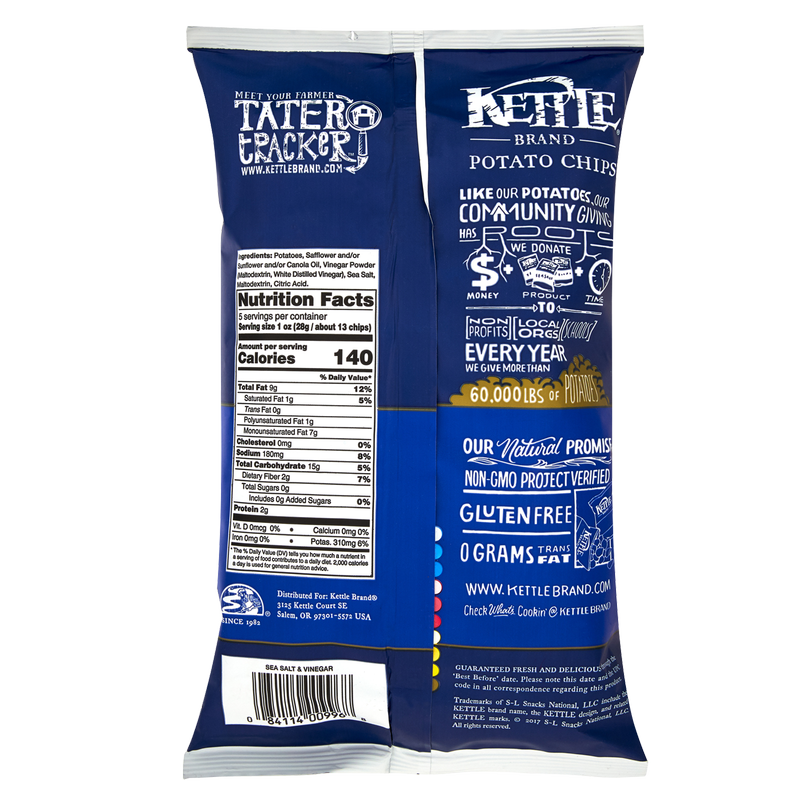 Kettle Brand Sea Salt & Vinegar Potato Chips 5oz