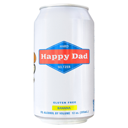 Happy Dad Hard Seltzer Bored Ape Banana 12pk 12oz Can 5.0% ABV