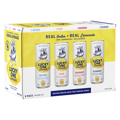 Lucky One Lemonade Variety Pack 8pk 12oz Can