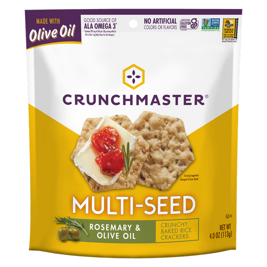 Crunchmaster® Rosemary & Olive Oil Multi-Seed Crackers 4oz