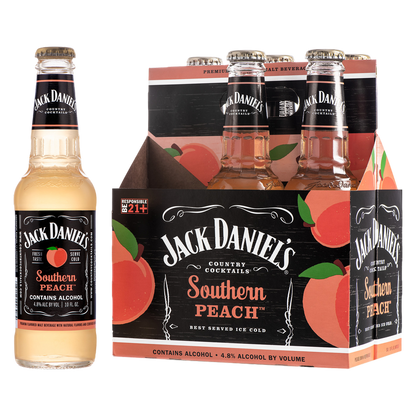 Jack Daniels Southern Peach 6pk 10oz Can