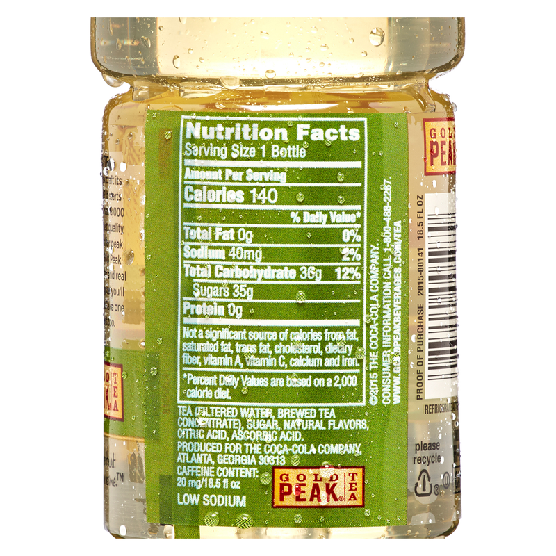 Gold Peak Green Tea 18.5oz