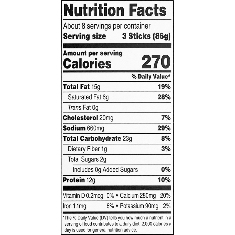 Farm Rich Frozen Breaded 100% Real Mozzarella Cheese Sticks 24oz