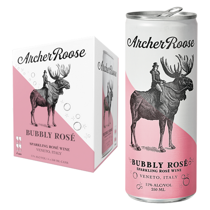 Archer Roose Wines Bubbly Rose 4pk 250ml Cans