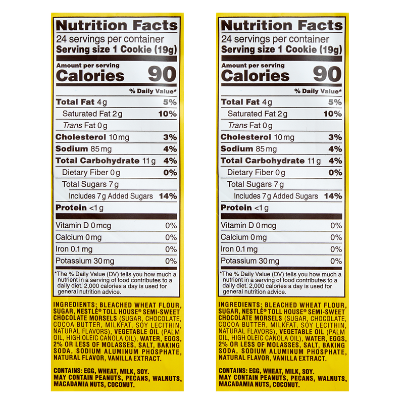 Nestle Toll House Chocolate Chip Cookie Ready to Bake Dough 24ct 16.5oz - 2 Pack Bundle