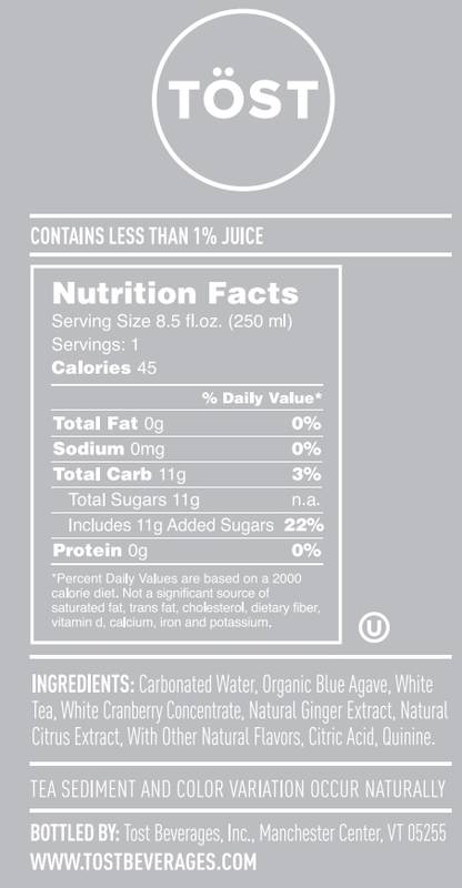 TöST Original Non-Alcoholic Sparkling Refresher 4pk 250mL Can