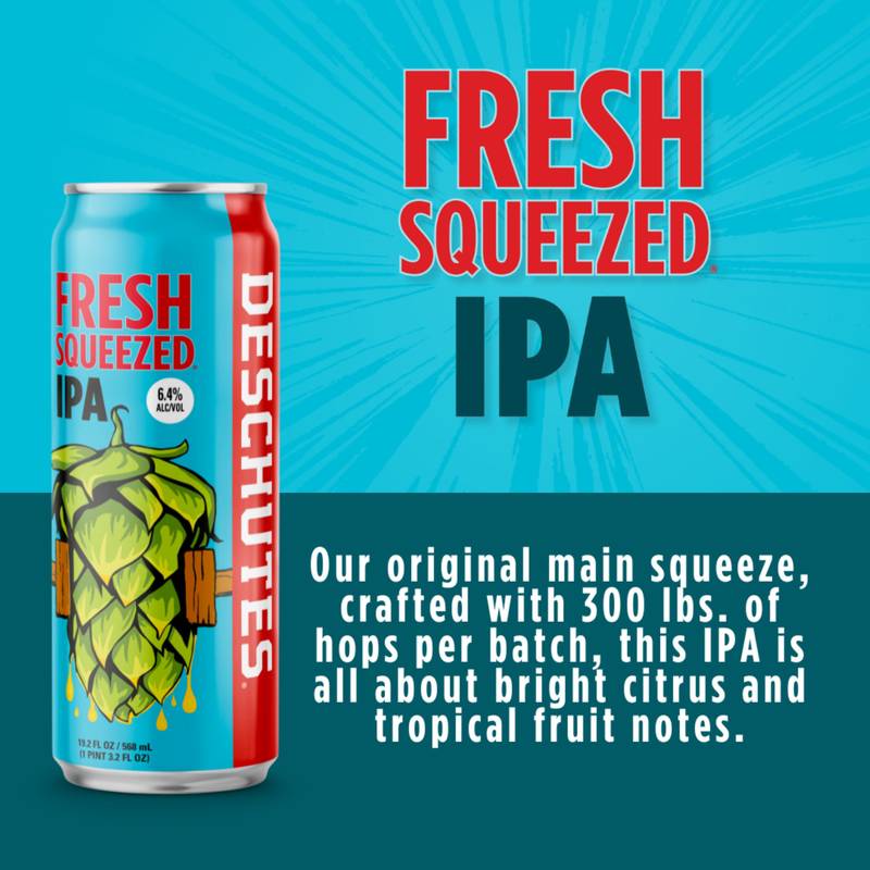 Deschutes Fresh Squeezed IPA 19.2 Can