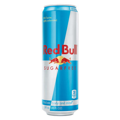 Red Bull Energy Drink Sugar Free 20oz Can