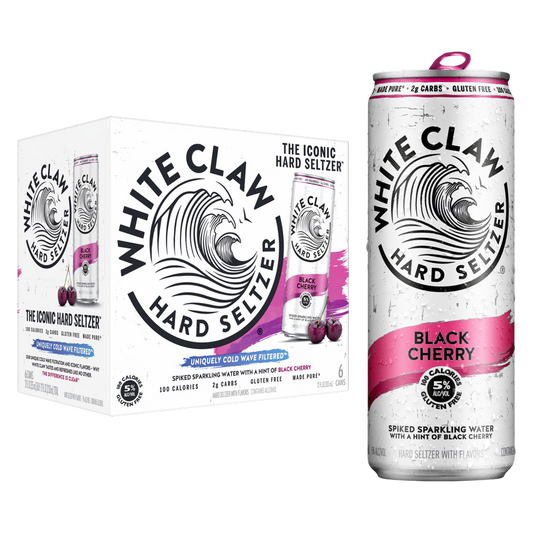 White Claw Seltzer Black Cherry 6pk 12oz Can 5.0% ABV