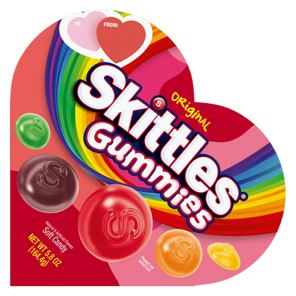 Skittles Original Gummies Heart Gift Box, 5.8oz