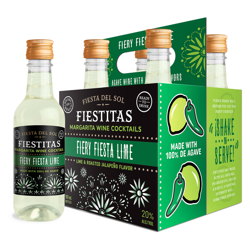 Fiestitas Fiery Fiesta Lime 4pk 187ml