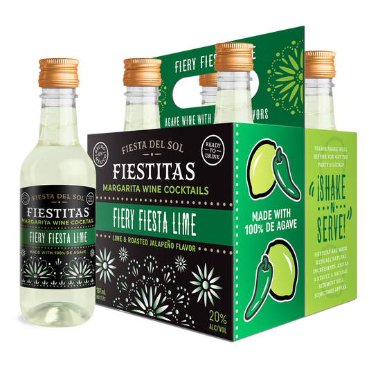 Fiestitas Fiery Fiesta Lime 4pk 187ml