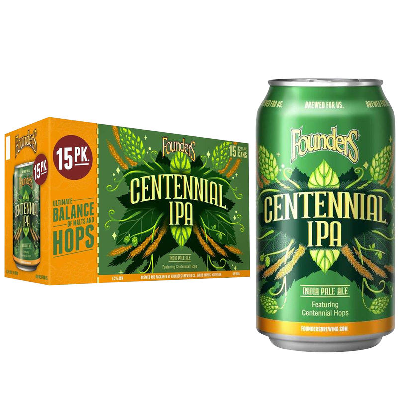 Founders Centennial IPA 15pk 12oz Cans 7.2% ABV