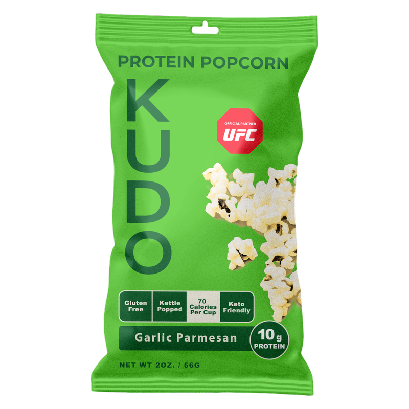 Kudo Garlic Parmesan Protein Popcorn, 2oz