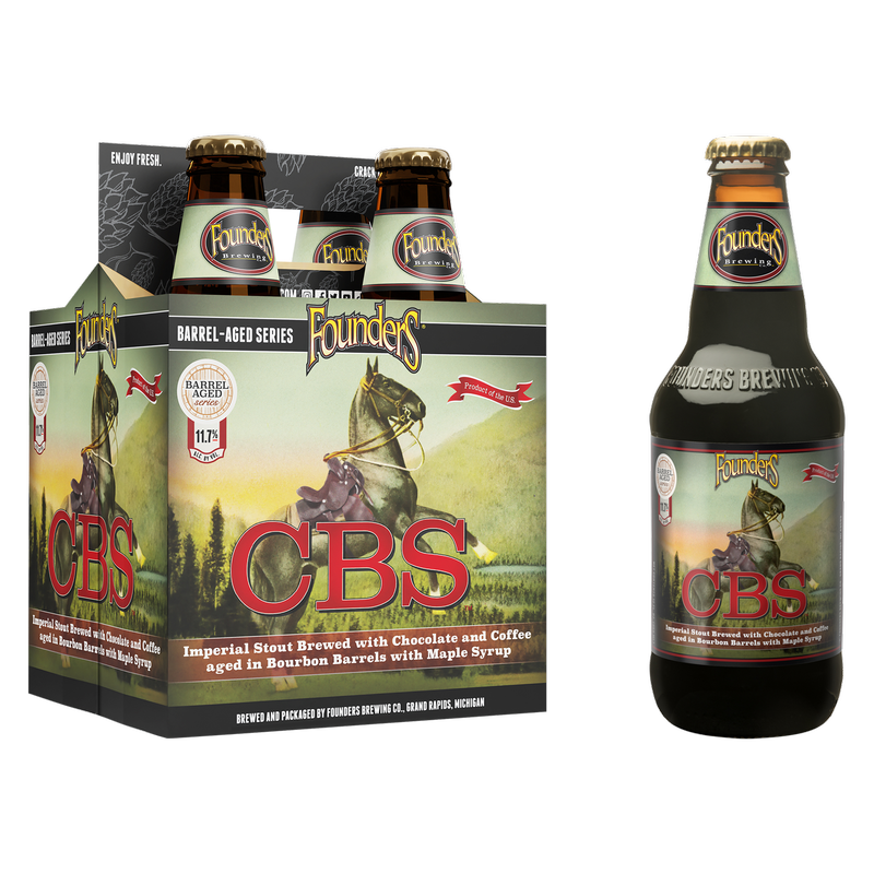 Founders CBS Imperial Stout 4pk 12oz Btl 11.7% ABV