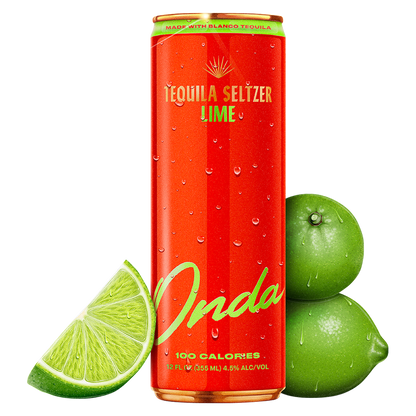 Onda Sparkling Tequila Lime 4pk 12oz Can 5% ABV