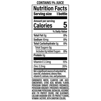 Bubly Burst Mango Lime 16.9oz Btl