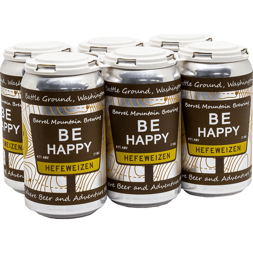 Barrel Mountain Brewing Be Happy Hefeweizen (6PKC 12 OZ)