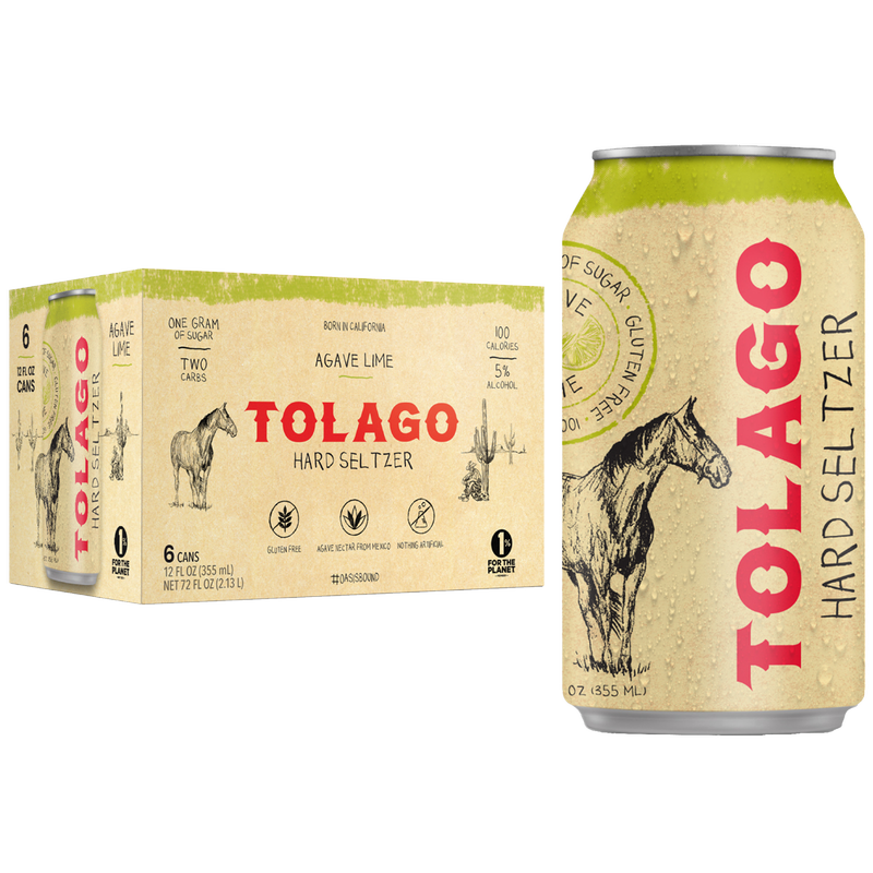 Tolago Agave Lime Hard Seltzer 6pk 12oz Can 5.0% ABV