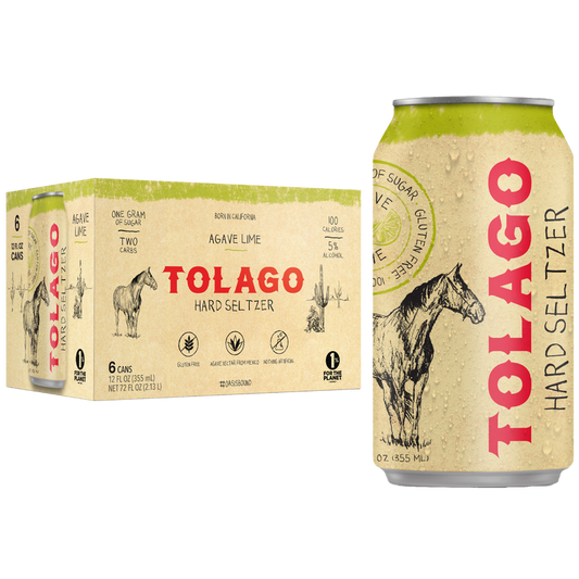 Tolago Agave Lime Hard Seltzer 6pk 12oz Can 5.0% ABV